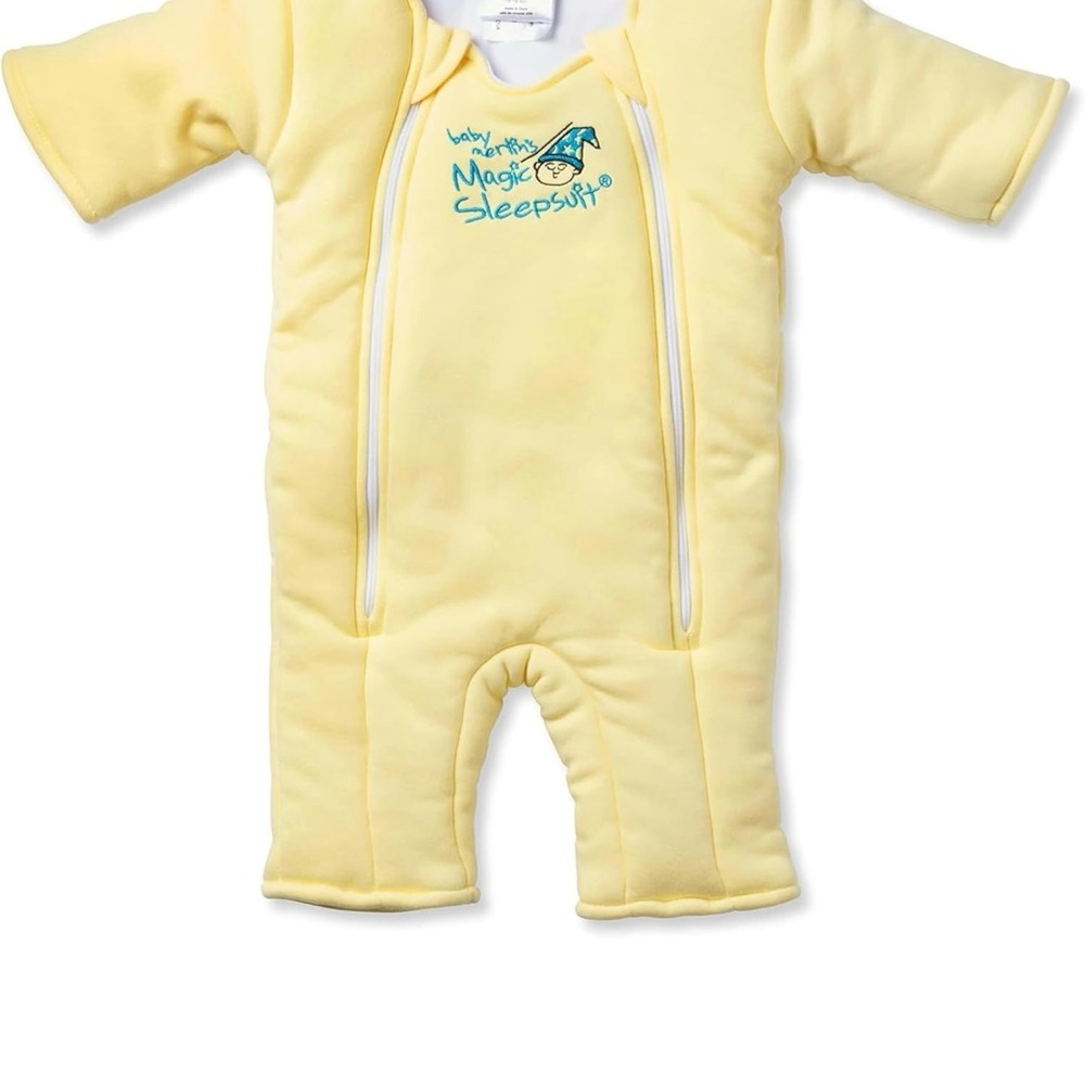 Baby Merlin's Magic Sleepsuit in Yellow
